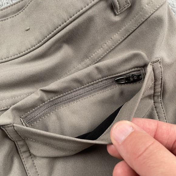 Lululemon Pants Mens 31 Gray ABC Slim Fit Five Pocket Chino Stretch Casual - Picture 6 of 11